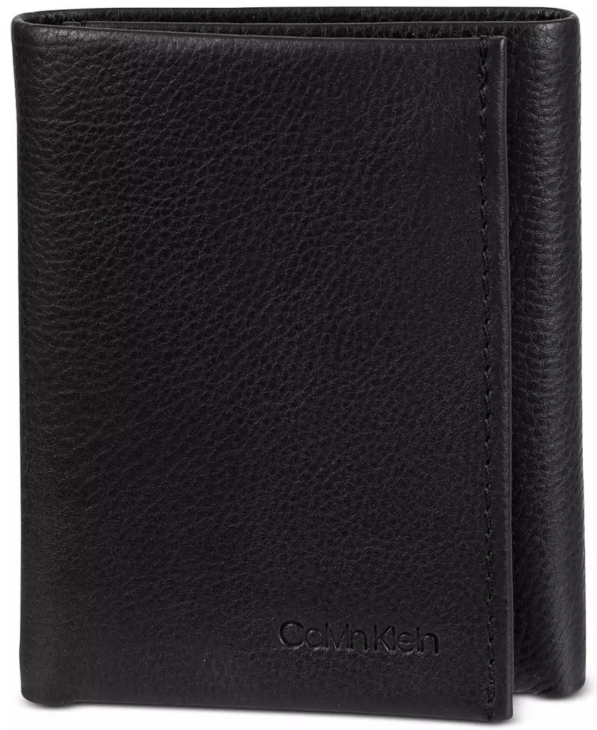 Calvin Klein Men's Soft Milled Trifold Wallet 1
