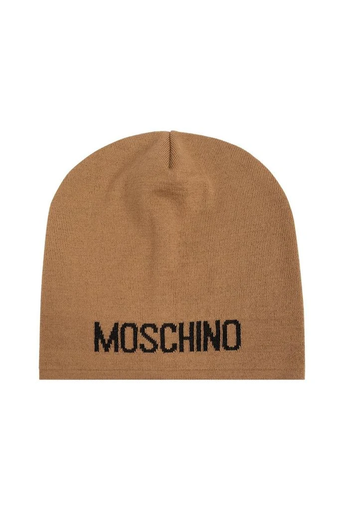 Moschino Moschino Logo Intarsia-Knit Beanie 1