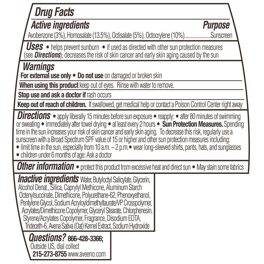 Aveeno Protect + Hydrate Body Sunscreen Lotion With SPF 60 3