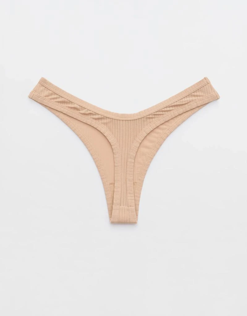 Aerie Superchill Modal Rib Thong Underwear 2