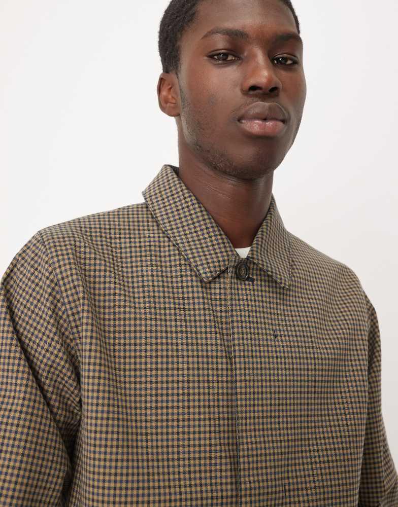 Barbour Barbour Lorden check short showerproof jacket in stone