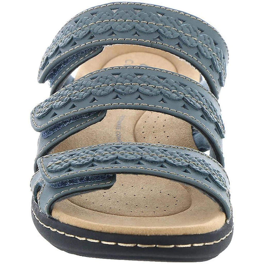 Clarks Laurieann Cove Womens Leather Slip On Slide Sandals 3