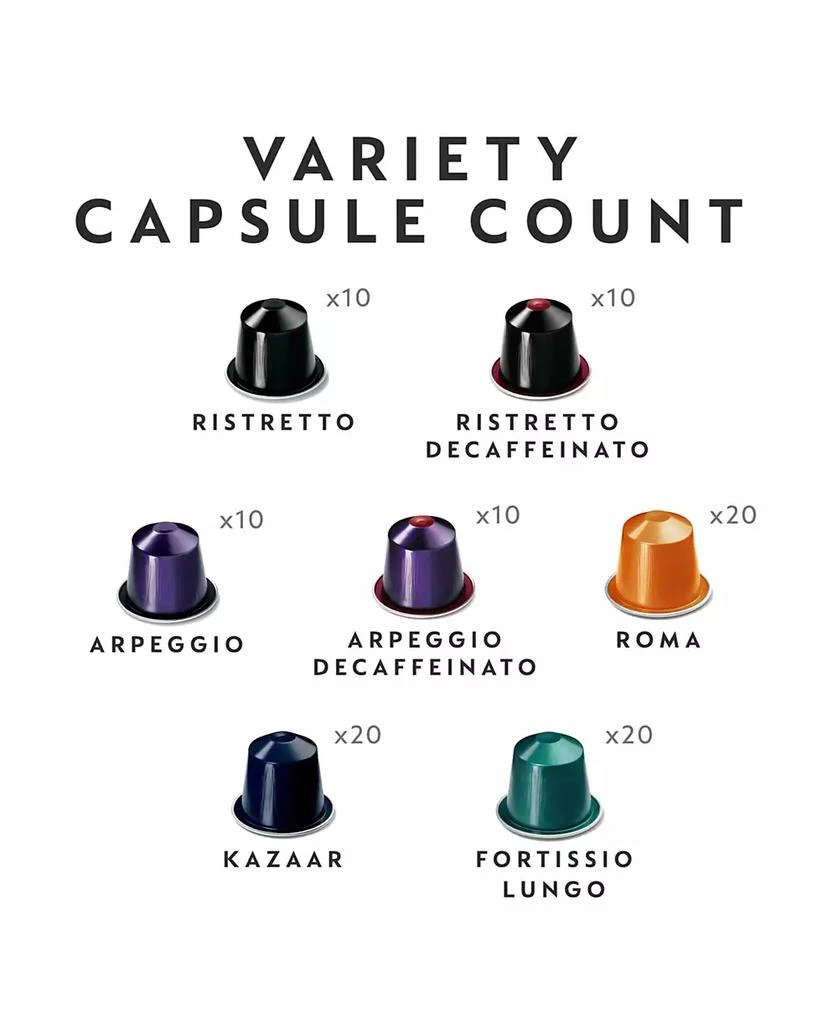 Nespresso Capsules OriginalLine , Best Seller Variety Pack, Dark Roast Espresso Coffee, 100-Count Espresso Pods 4