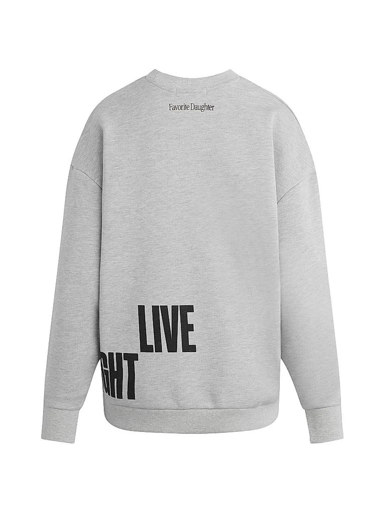 Favorite Daughter Favorite Daughter x SNL Split Logo Sweatshirt 2