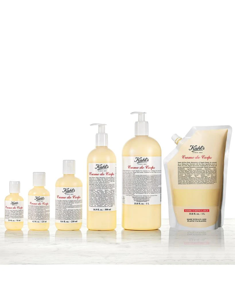 Kiehl's 33.8 oz. (1L) Creme De Corps Refill Pouch 2