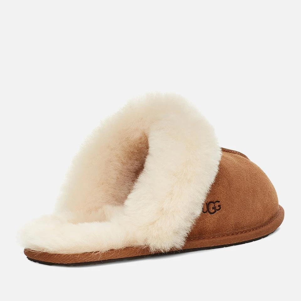 UGG UGG WOMEN'S SCUFFETTE II SHEEPSKIN SLIPPERS - CHESTNUT 2