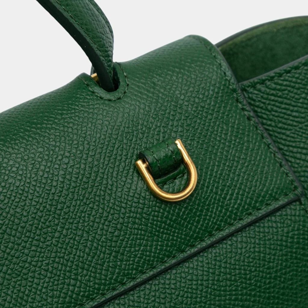 Celine Celine Green Leather Nano Belt Bag 8