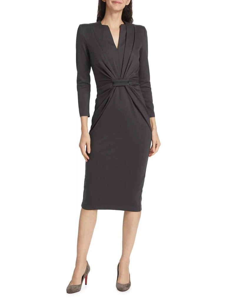 Giorgio Armani Tab Front Jersey Dress 3