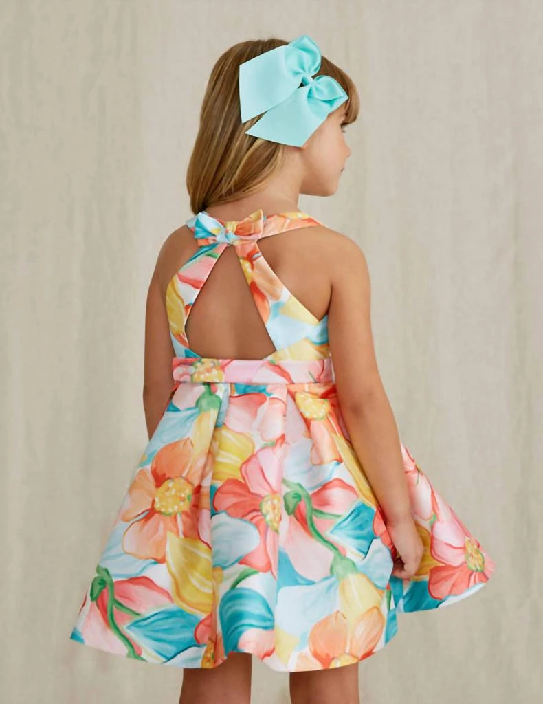 Abel & Lula Abel & Lula - Floral Mikado Print Dress 3