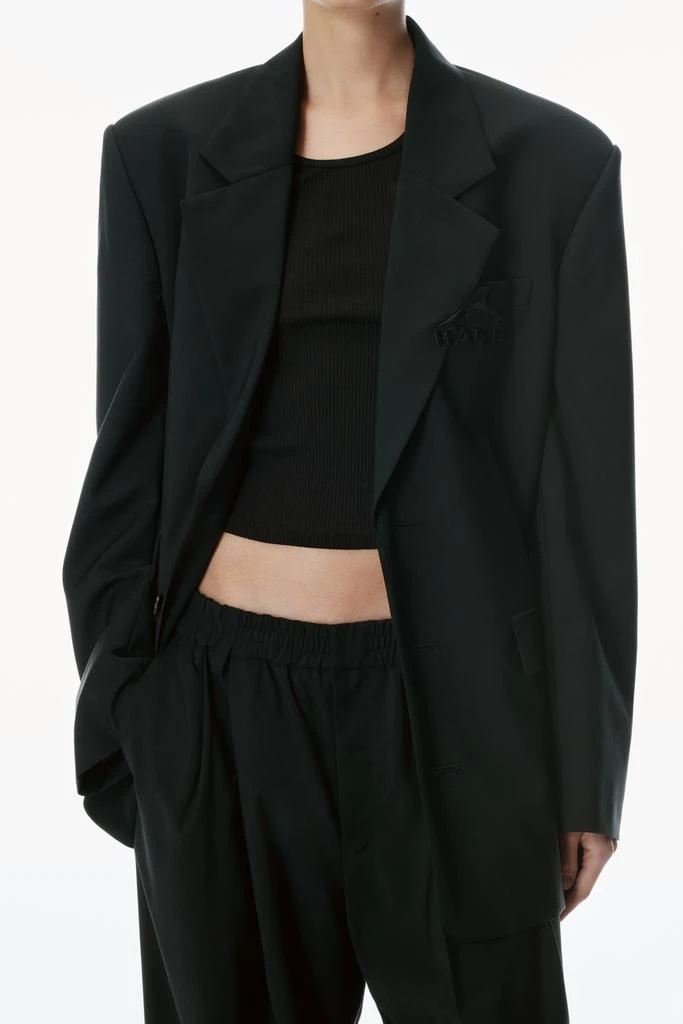 Alexander Wang Tropical Wool Mid-Rise Balloon Pants 5