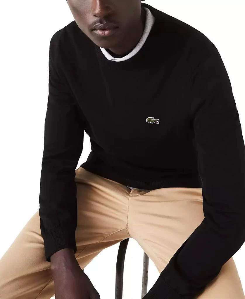 Lacoste Men's Solid Croc Sweater 2