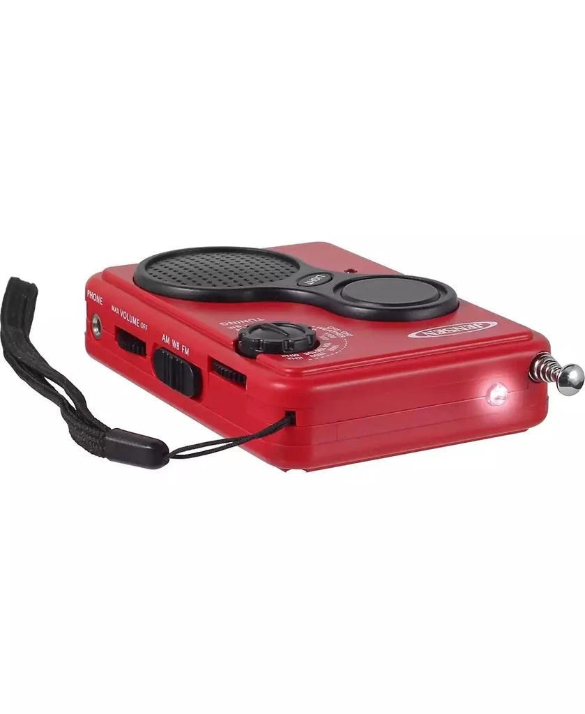 Jensen JEP-100 Am/Fm Weather Band Radio With Flashlight 2