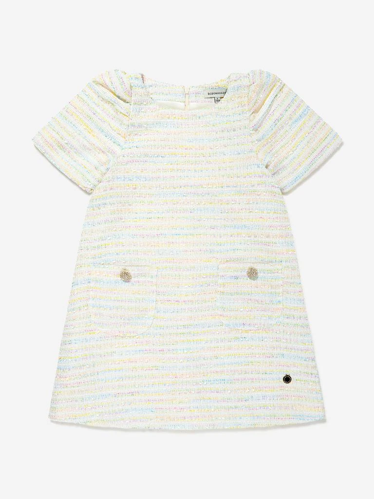 BCBG BCBG Girls Tweed Dress in Blue 1