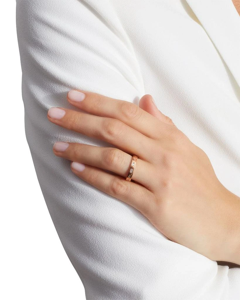 Walters Faith 18K Rose Gold Ottoline Diamond Baguette Band 2