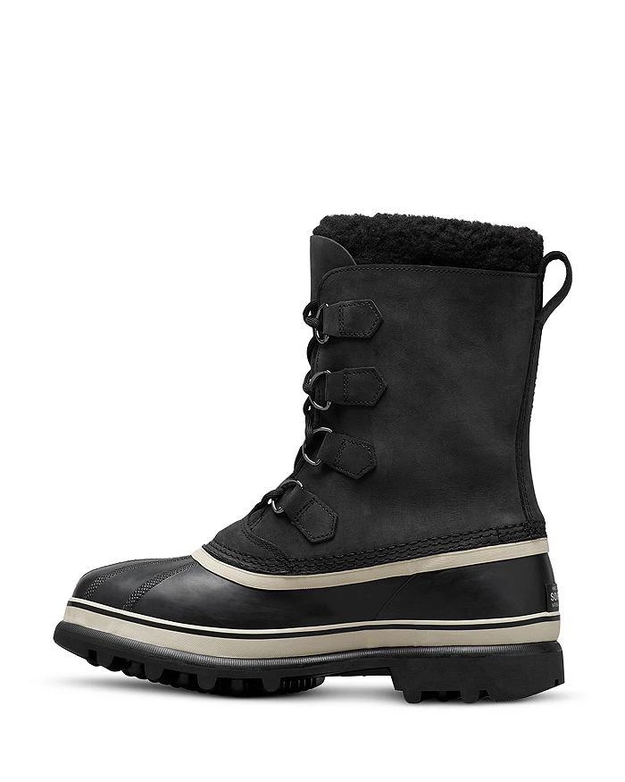SOREL Men's Caribou Waterproof Nubuck Leather Cold-Weather Boots 4