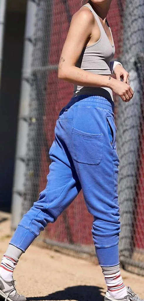 Free People June Bug Jogger In Ultramarine 4