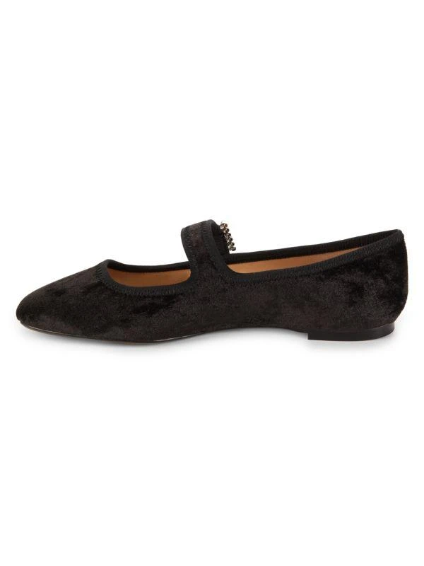 Saks Fifth Avenue Ellie Velvet Mary Janes 4