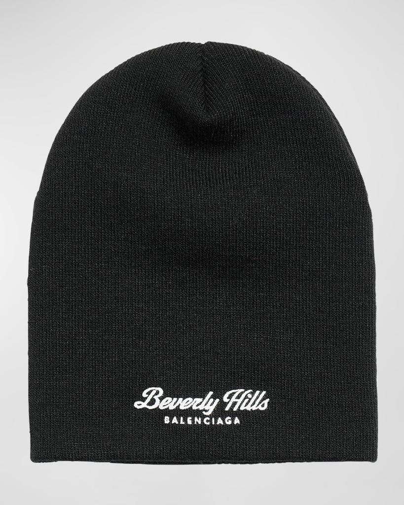 Balenciaga Balenciaga Beverly Hills Knitted Beanie - Hats