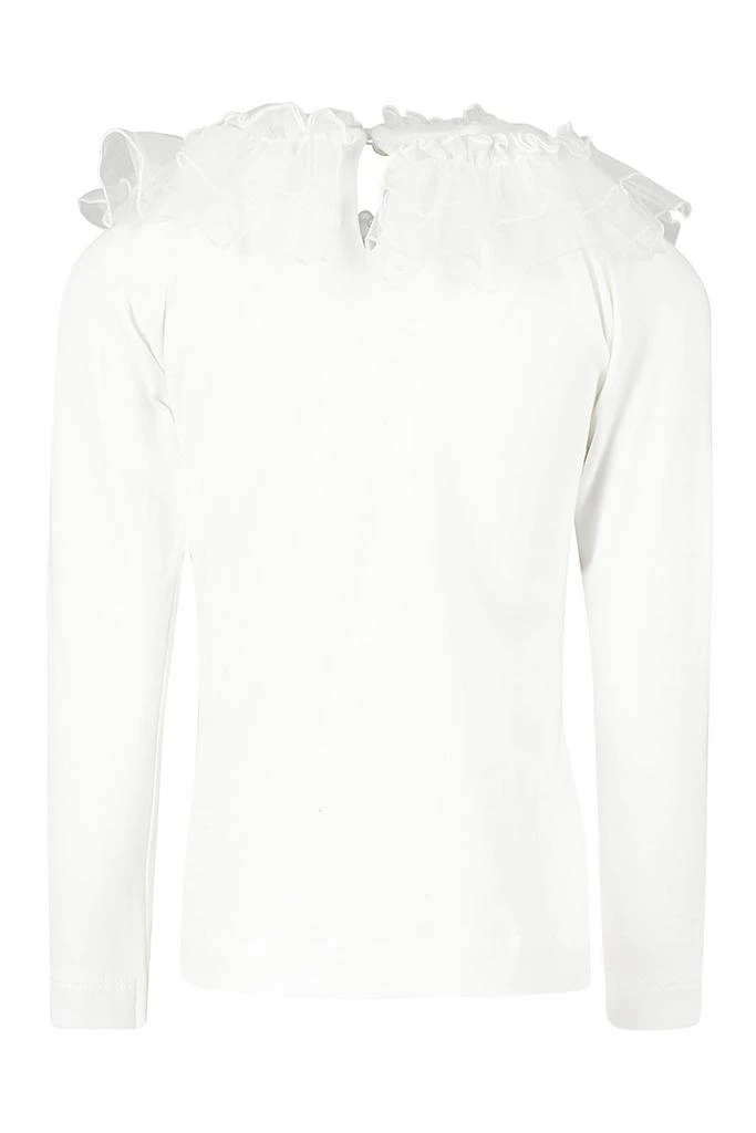 MONNALISA Monnalisa Long-Sleeved Ruffled T-Shirt 2