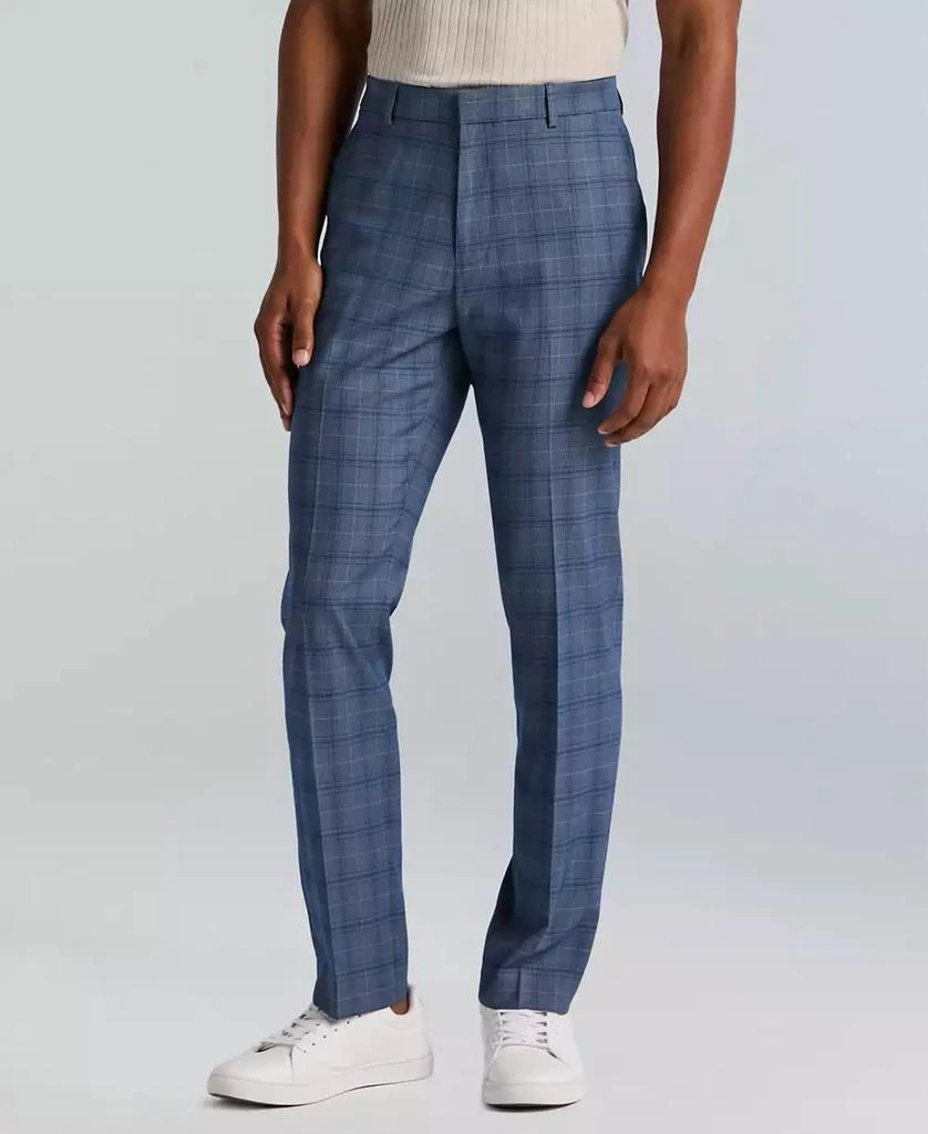 Perry Ellis Men
s Slim-Fit Gripper Waist Dress Pants