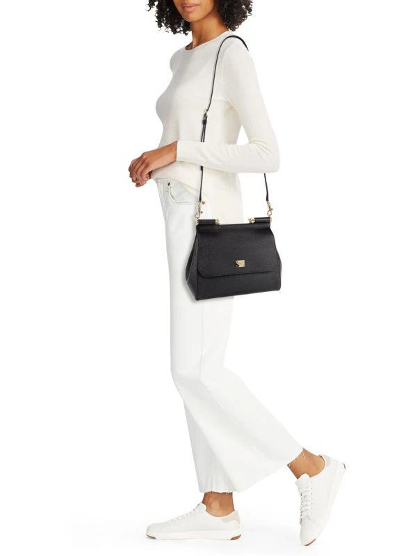 Dolce & Gabbana Dauphine Medium Leather Top Handle Bag 2