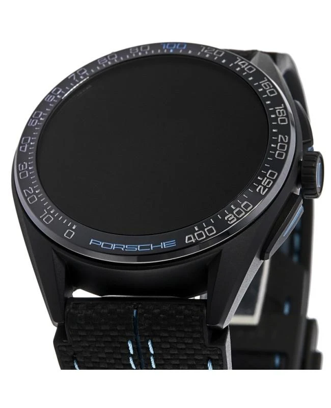 TAG Heuer Tag Heuer Connected Calibre E4 - 45mm Porsche Edition Digital Dial Black Rubber Strap Men's Watch SBR8A82.EB0264 2