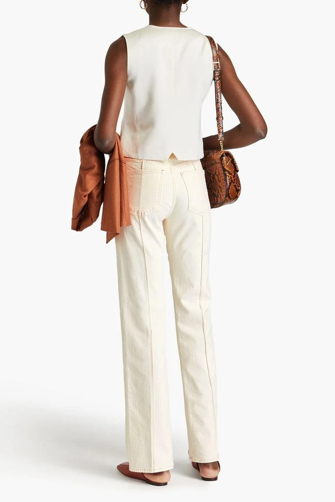 VERONICA BEARD High-rise straight-leg jeans 3