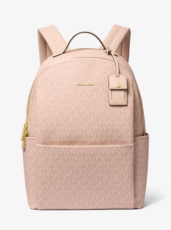 Michael Kors Sable Large Signature Logo Backpack