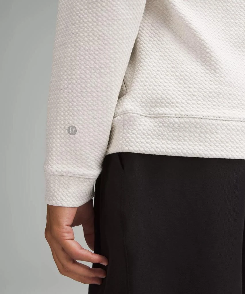 Lululemon Textured Double-Knit Cotton Half Zip 29