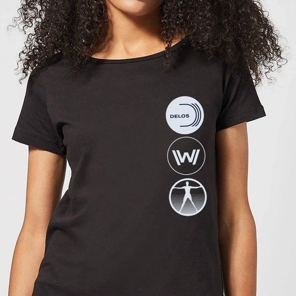 Original Hero Westworld Delos Destinations Women's T-Shirt - Black 1