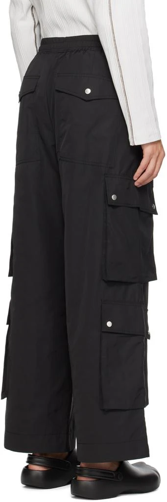 FFFPOSTALSERVICE Black Drawstring Cargo Pants 3
