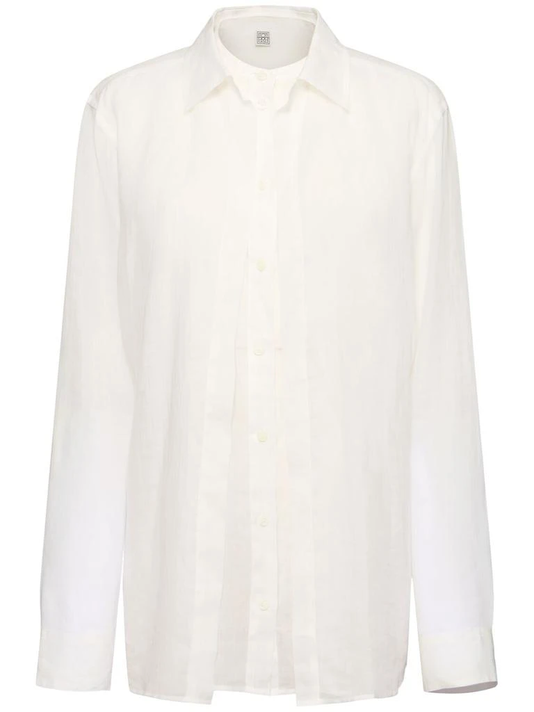 Totême Double Collar Ramie Shirt 1