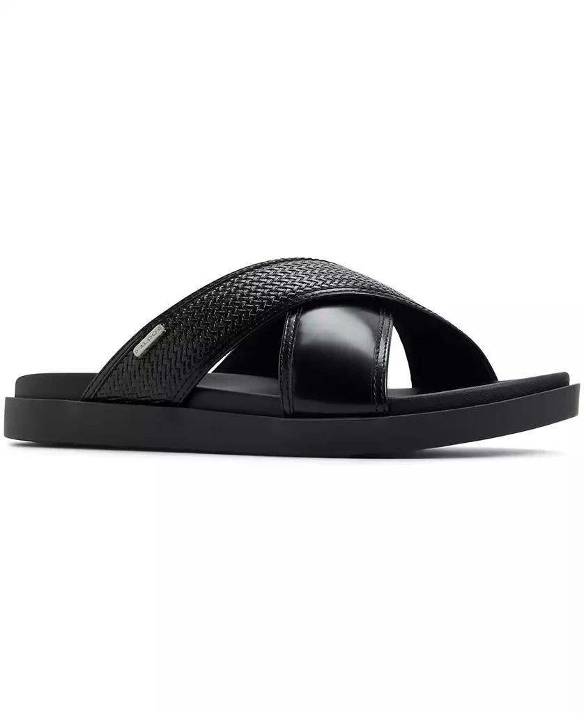 ALDO Men
s Mario Leather Slip On Sandals 1