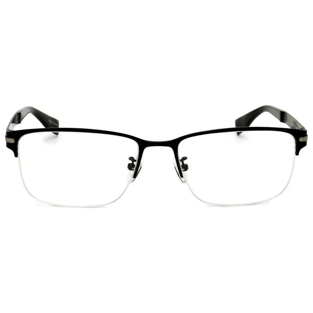 TRUSSARDI Trussardi Men's Black Rectangular Opticals 2