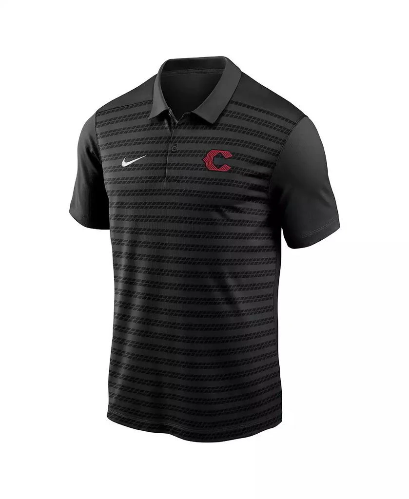 NIKE Men's Black Cincinnati Reds Authentic Collection City Connect Victory Performance Polo Shirt 2