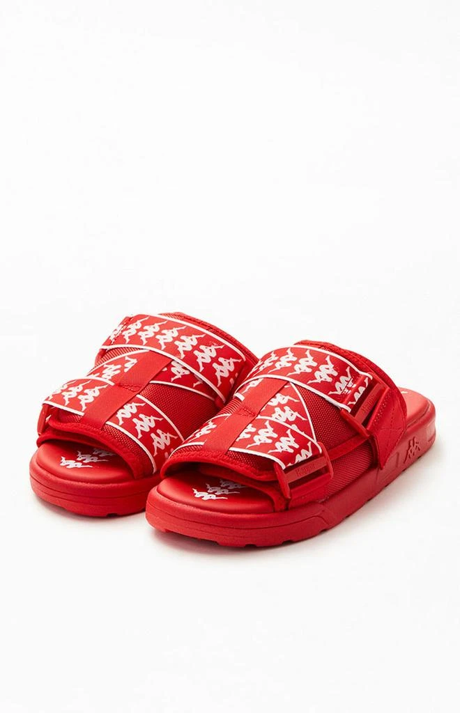 Kappa Red 222 Banda Mitel Slide Sandals 2