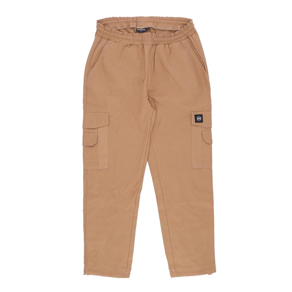 DOLLY NOIRE Lanced Classic Baggy Cargo Men's Long Trousers Beige