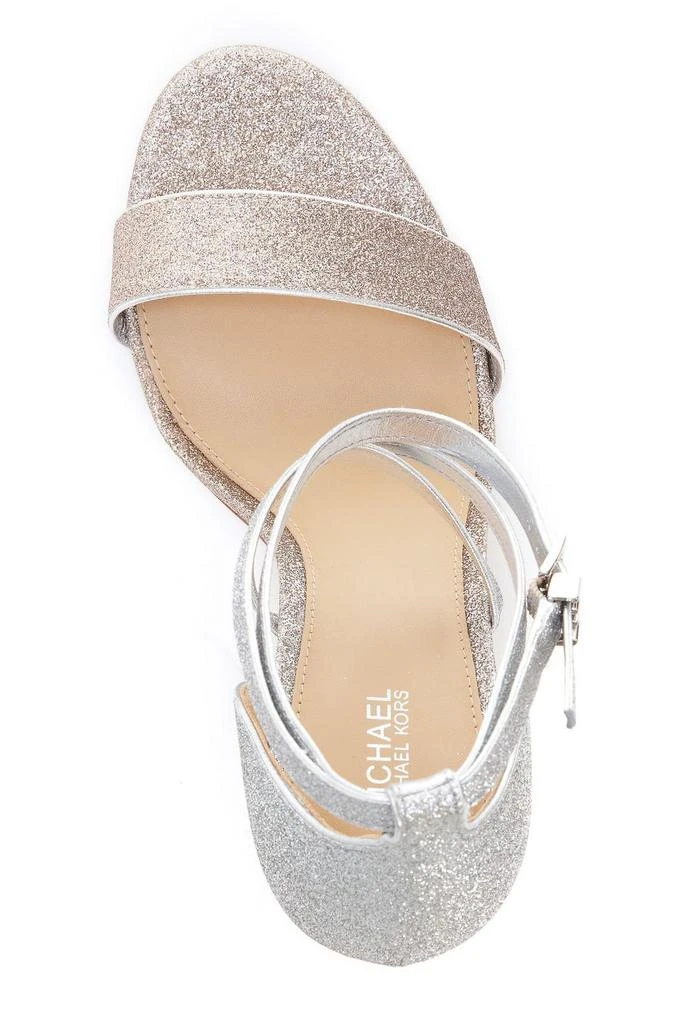 Michael Kors Michael Michael Kors Astrid Crossover Strap Glitter Sandals 4