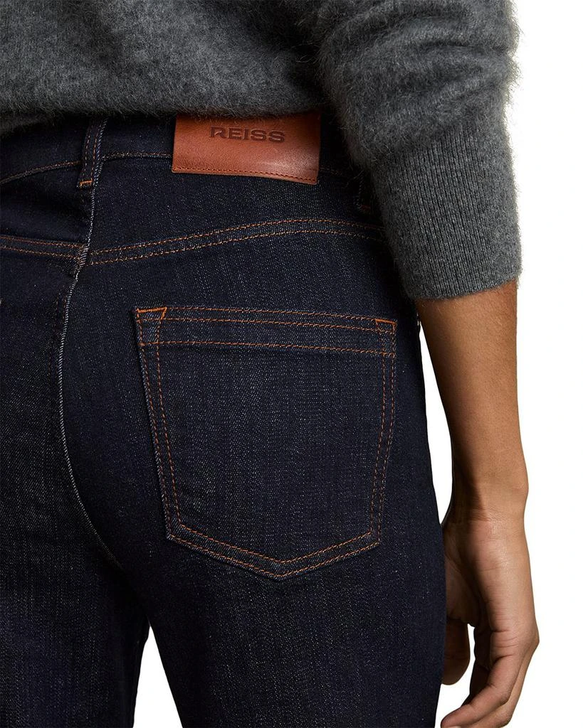 REISS Bonnie Flare Jeans in Dark Blue 4