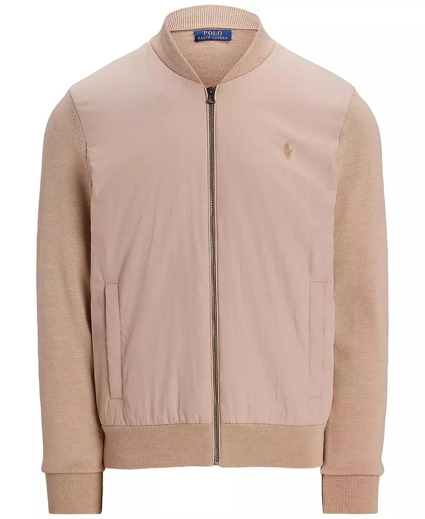 Ralph Lauren Men's Hybrid Wool Full-Zip Sweater 5