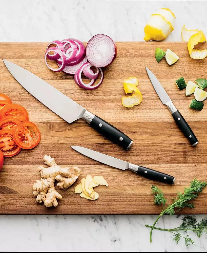 Ninja Foodi NeverDull German Stainless Steel Premium System 3-Piece Chef Knife, Utility Knife Paring Knife Set 4