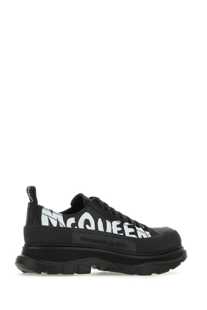 Alexander McQueen Black leather Tread Slick sneakers 2