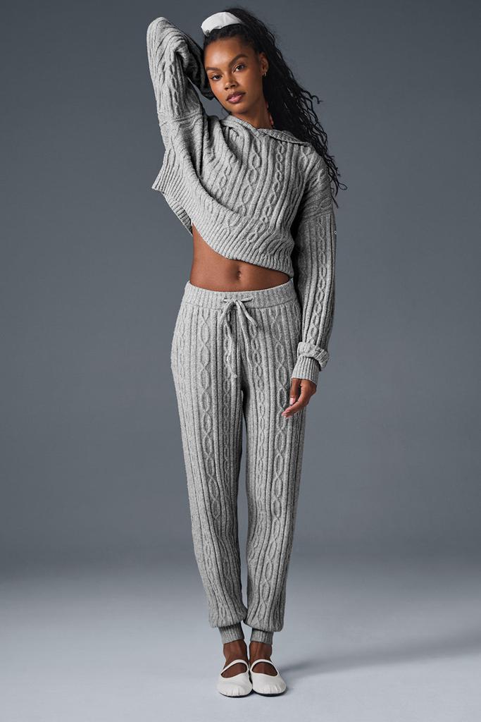 【ALO yoga】Cable Knit Winter Bliss Hoodie（送料込み） Cable Knit Winter Bliss Hoodie - Ivory | Alo Yoga