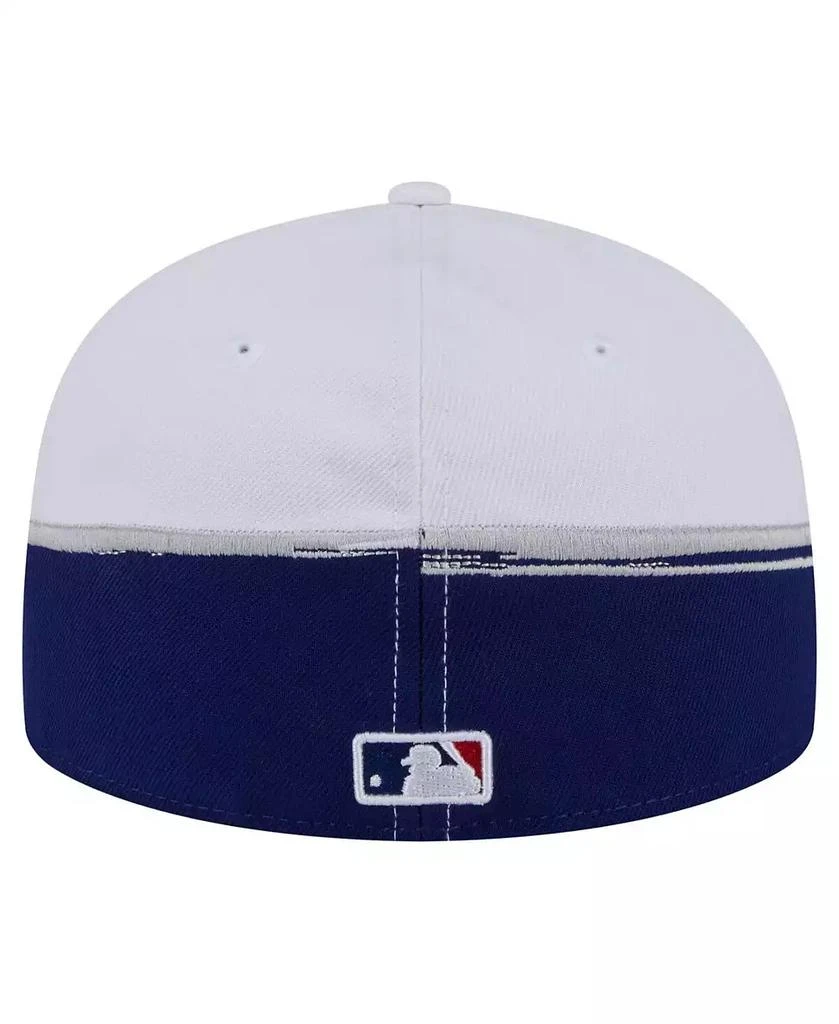 New Era Men's Royal/White Los Angeles Dodgers Paint Stroke 59FIFTY Fitted Hat 4