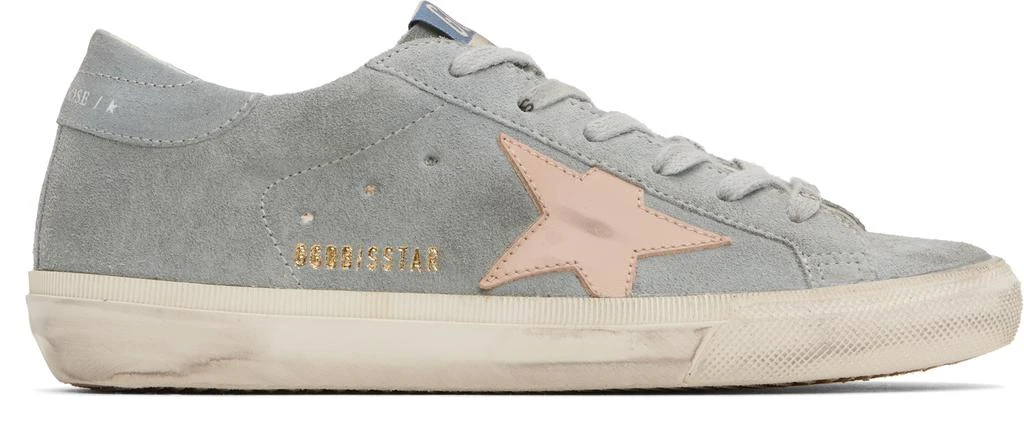Golden Goose Gray & Pink Super Star Double Foxing Sneakers 1