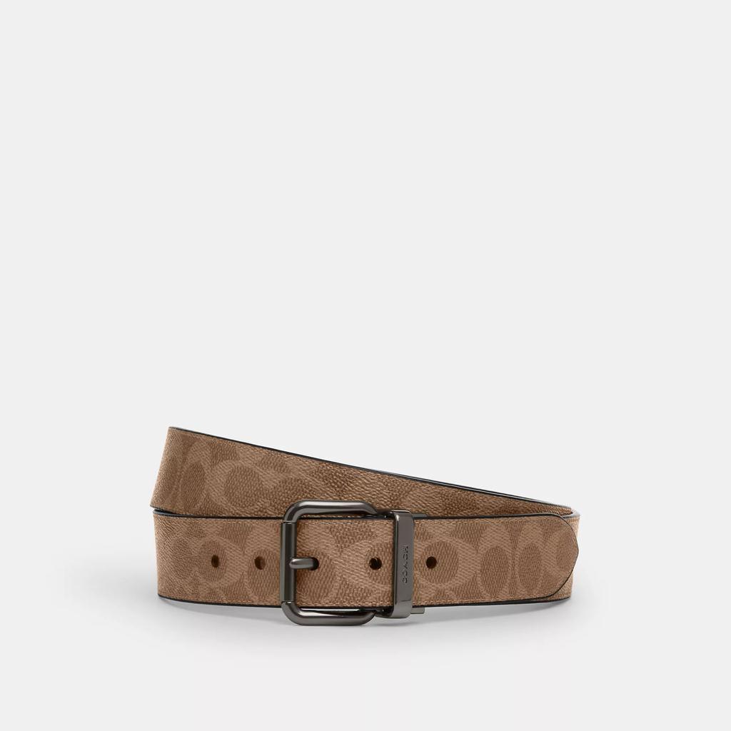 Coach Roller Buckle Cut To Size Reversible Belt, 38 Mm