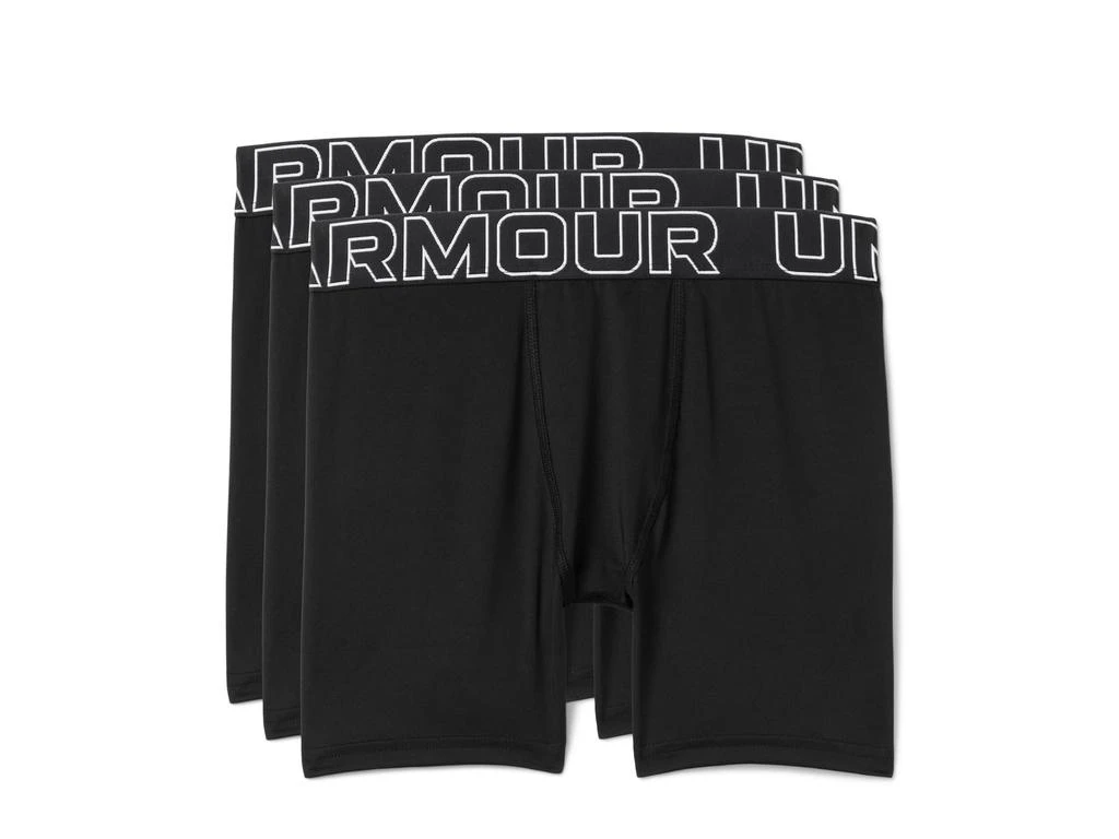 Under Armour Under Armour Kids Performance Tech Solid 3-Pack Boxer Briefs (Big Kids)