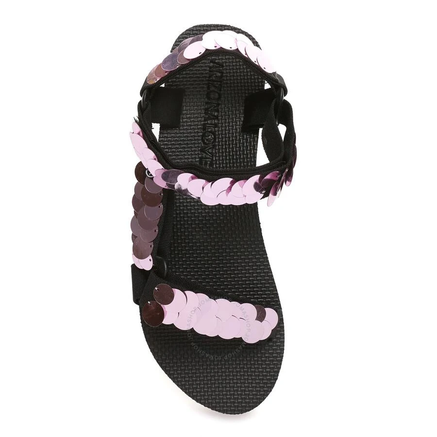 Arizona Love Pink Trekky Sequins Flat Sandals 2