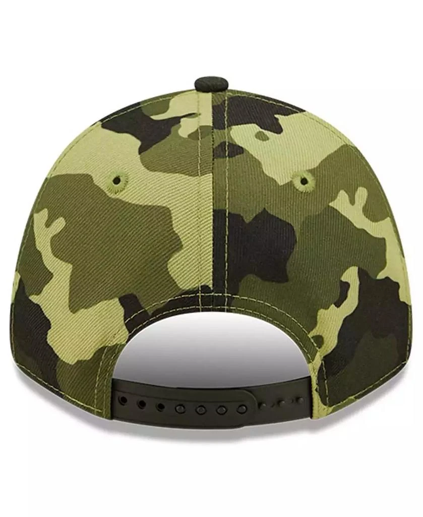 New Era Men's Camo Miami Marlins 2022 Armed Forces Day 9Forty Snapback Adjustable Hat 3