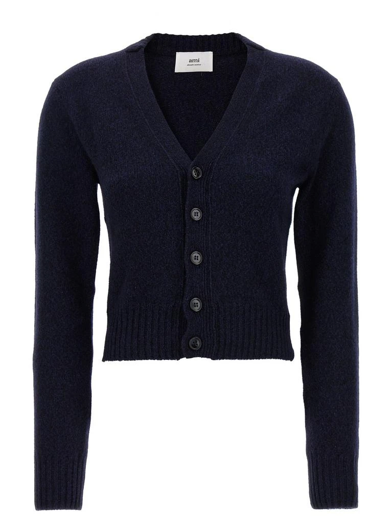 AMI AMI Paris Button-Up Knitted Cardigan 1